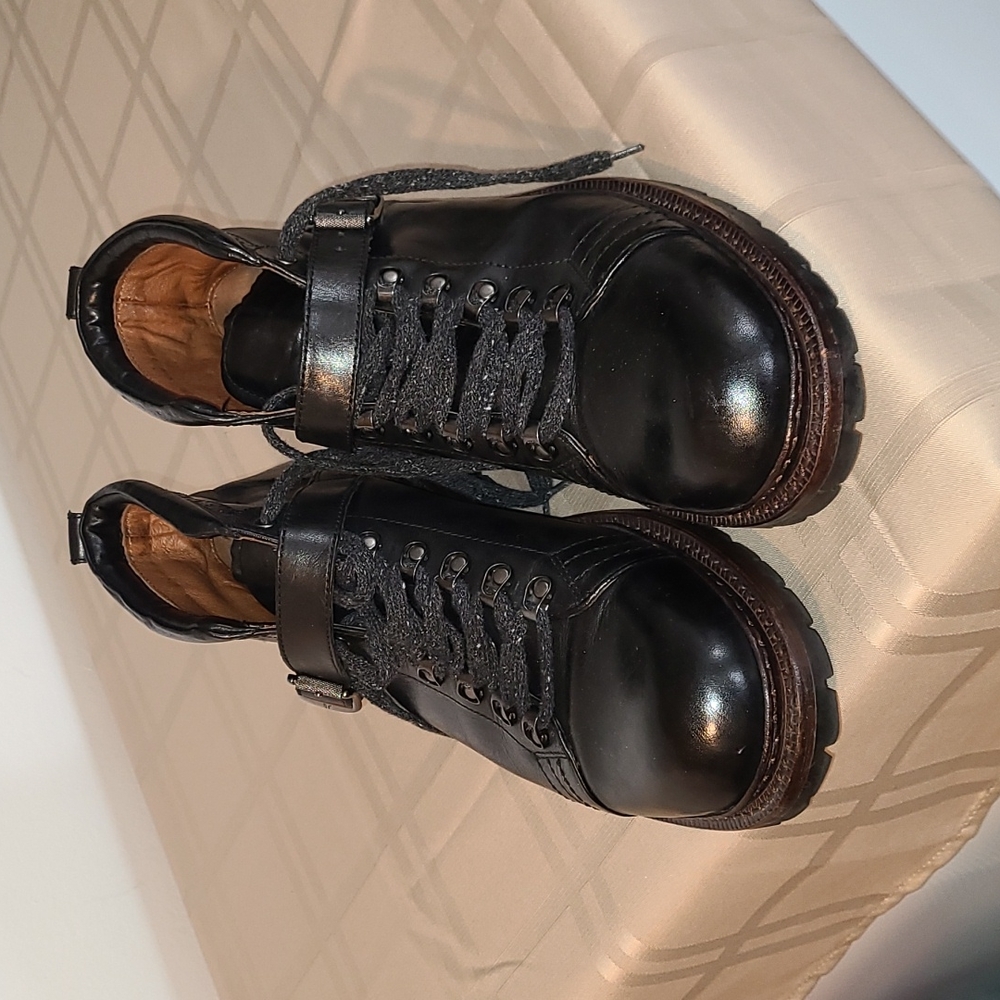 Frye Men's George Norwegian Hiker Ankle Bootie Black